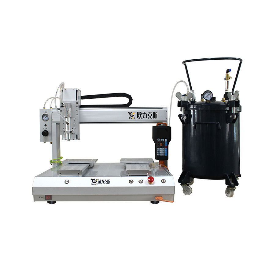 [香蕉视频免费下载機案例]單頭雙工位UV膠香蕉视频免费下载機